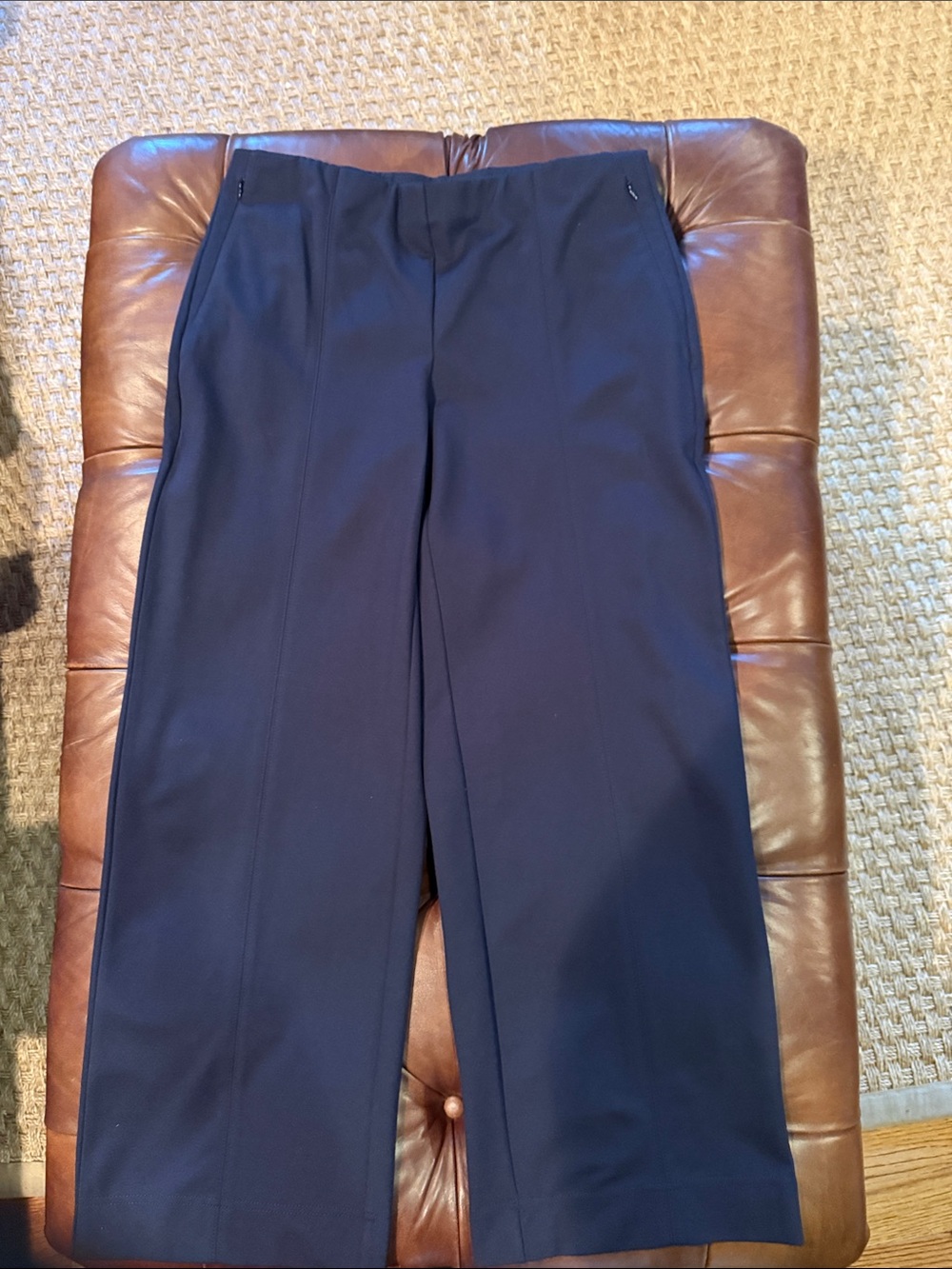 Women’s Navy Dress Pants - Classic Straight Leg